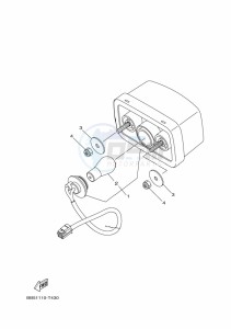 YFM450FWB YFM45KDHK (BJ5C) drawing TAILLIGHT