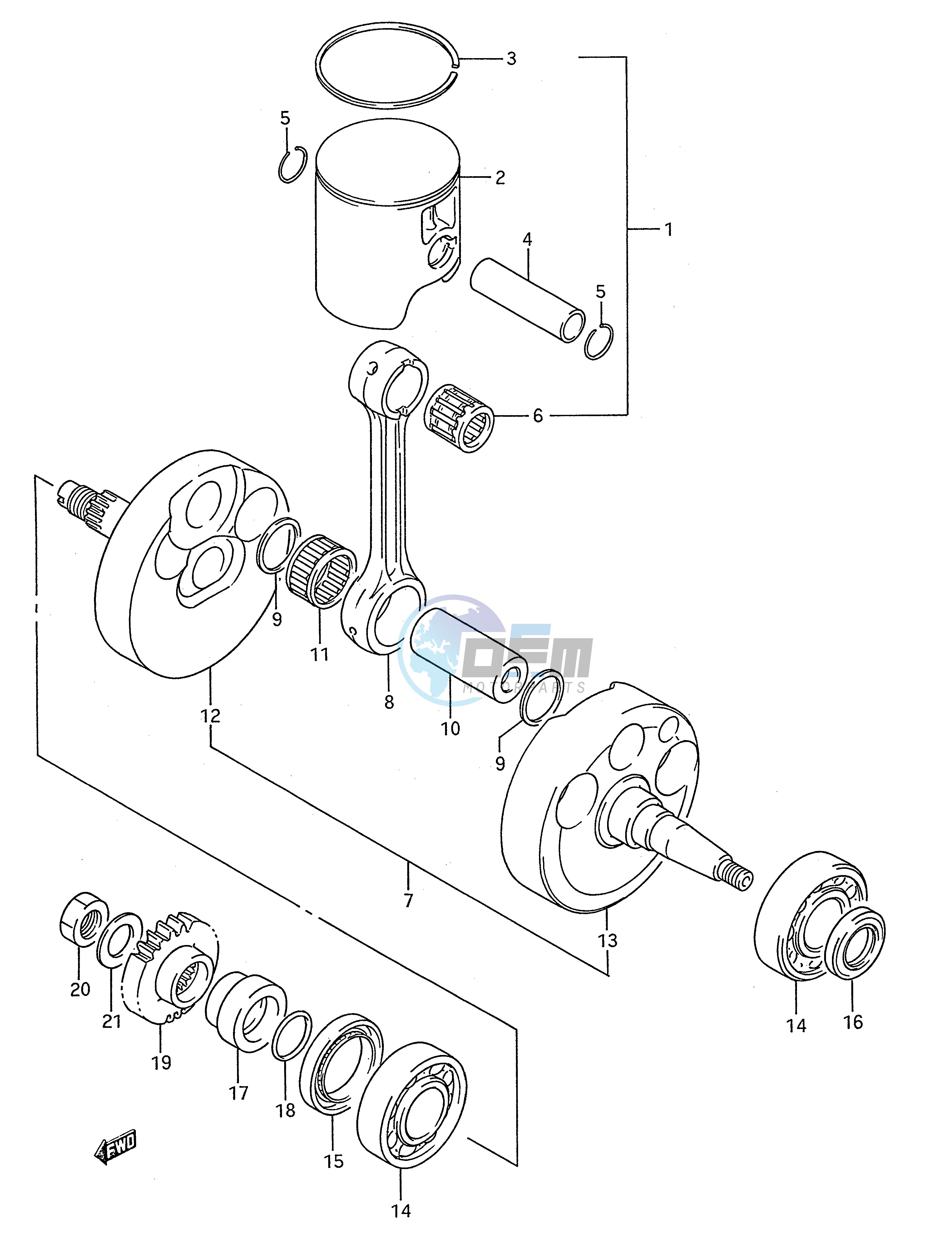 CRANKSHAFT (MODEL K)