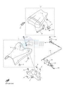 FZ8-N FZ8 (NAKED) 800 (2SH4) drawing SEAT