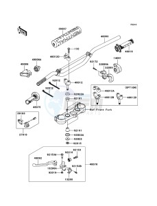 KX250F KX250YCF EU drawing Handlebar