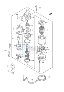 DF 250 drawing Starting Motor