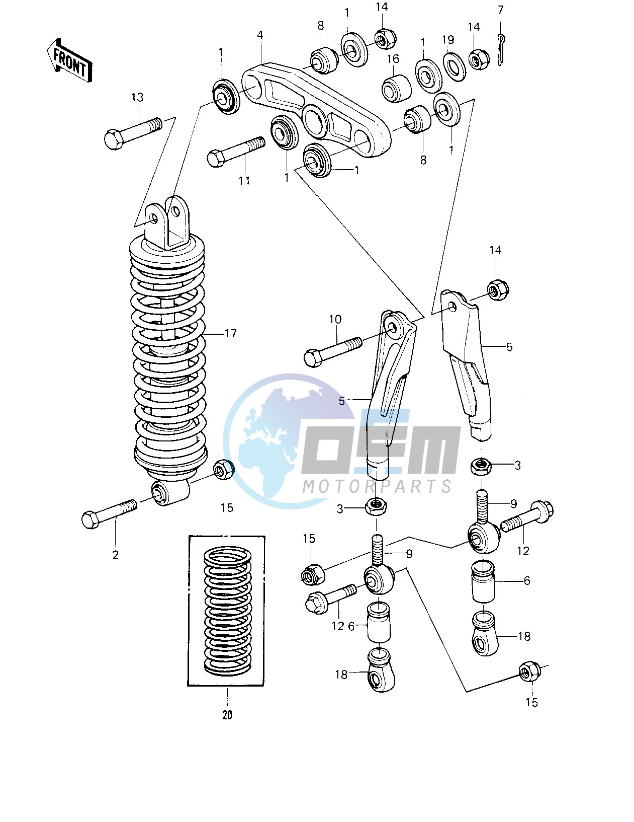 REAR SUSPENSION -- 80 A1- -