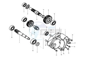 EURO MX - 150 cc drawing GEAR GROUP