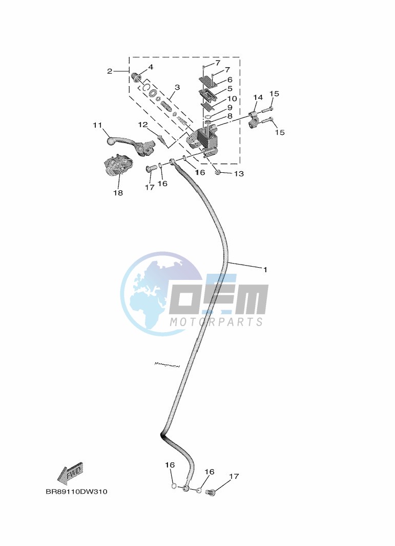 FRONT MASTER CYLINDER