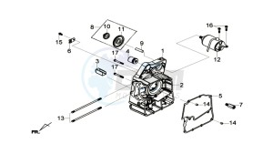 CITYCOM 300I S drawing CRANKCASE RIGHT / START MOTOR