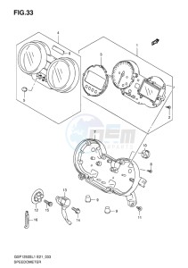 GSF-1250S BANDIT EU drawing SPEEDOMETER