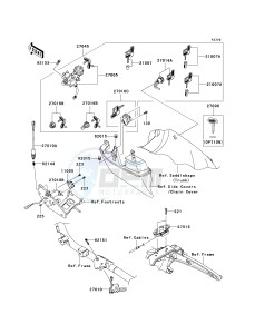 VN 1700 B [VULCAN 1700 VOYAGER ABS] (9FA) B9F drawing IGNITION SWITCH_LOCKS_REFLECTORS