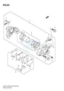 GSX-R1000 (E3-E28) drawing REAR CALIPER