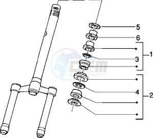 Typhoon 50 m.y. 2004 drawing Steering bearing ball tracks