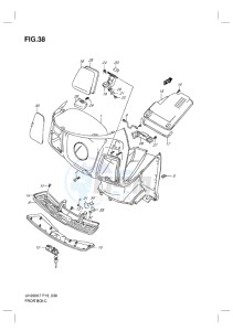 UH200G BURGMAN EU drawing FRONT BOX