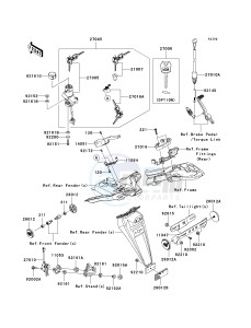 ZX 600 P [NINJA ZX-6R] (7F-8FA) P7F drawing IGNITION SWITCH_LOCKS_REFLECTORS