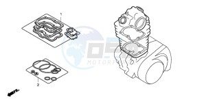 TRX350TE FOURTRAX ES drawing GASKET KIT A