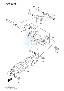 AN400 BURGMAN EU drawing REAR CUSHION LEVER