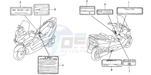 NSS250 drawing CAUTION LABEL