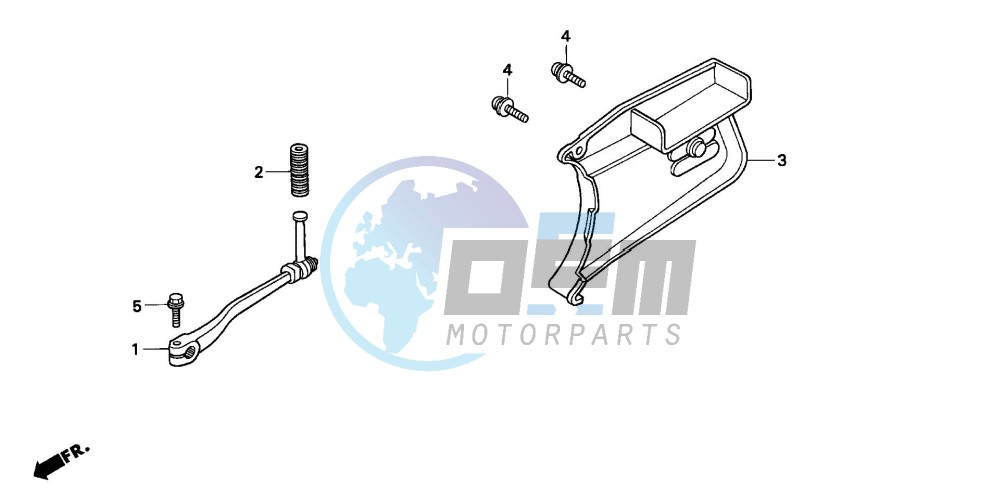 PEDAL/KICK STARTER ARM