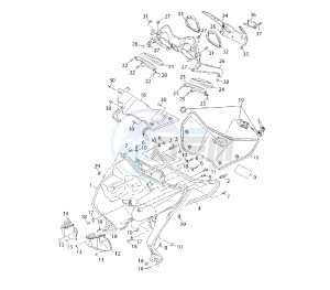 YP R X-MAX 250 drawing FRONT BODY -S6