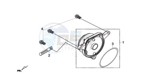 GTS 300i ABS drawing CYL  HEAD SIDE COVER