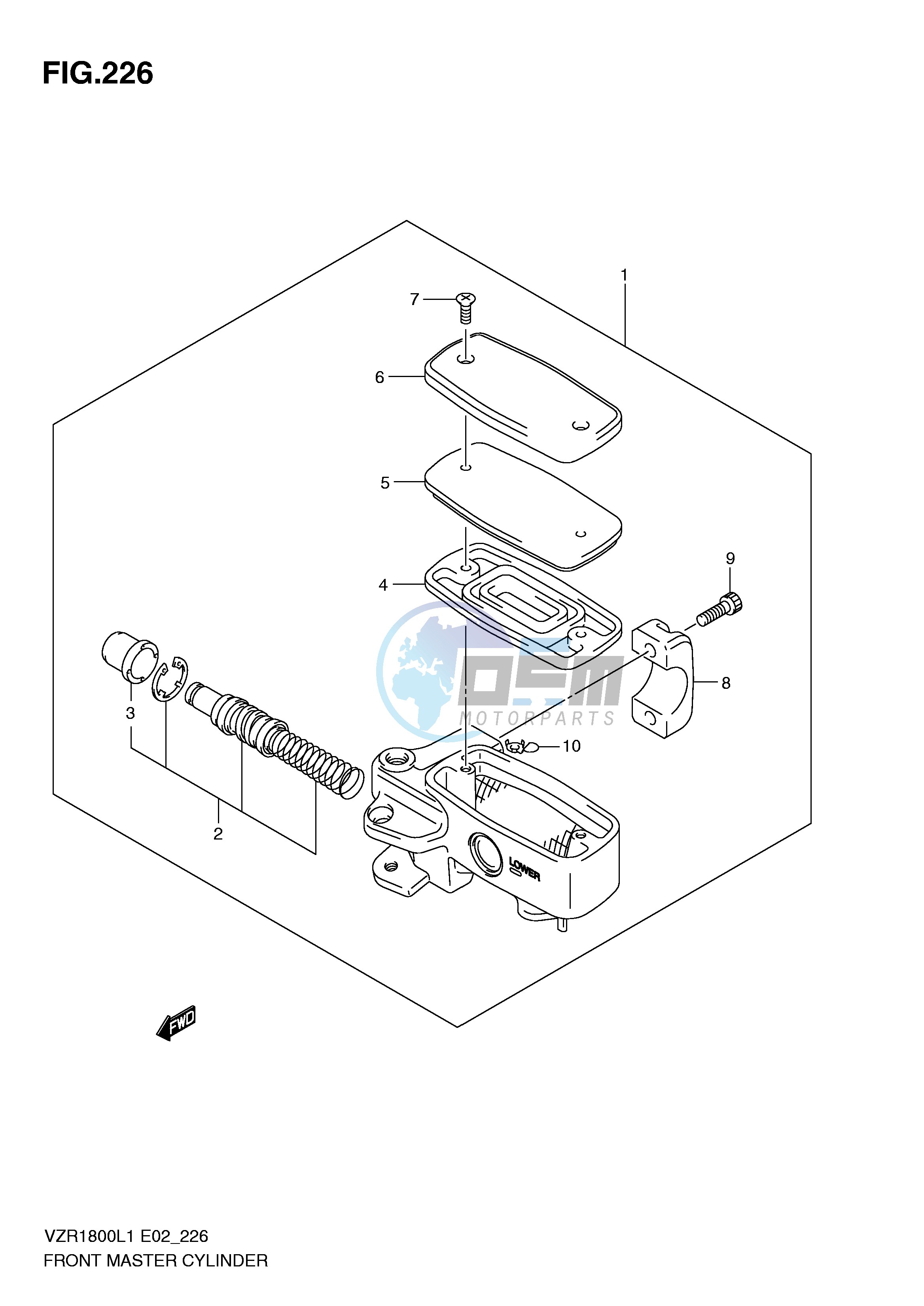 FRONT MASTER CYLINDER (VZR1800L1 E51)