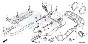 TRX680FAF TRX680 Europe Direct - (ED) drawing EXHAUST MUFFLER