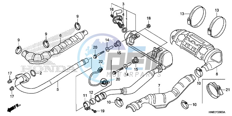 EXHAUST MUFFLER