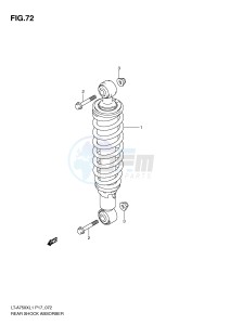 LT-A750X (P17) drawing REAR SHOCK ABSORBER