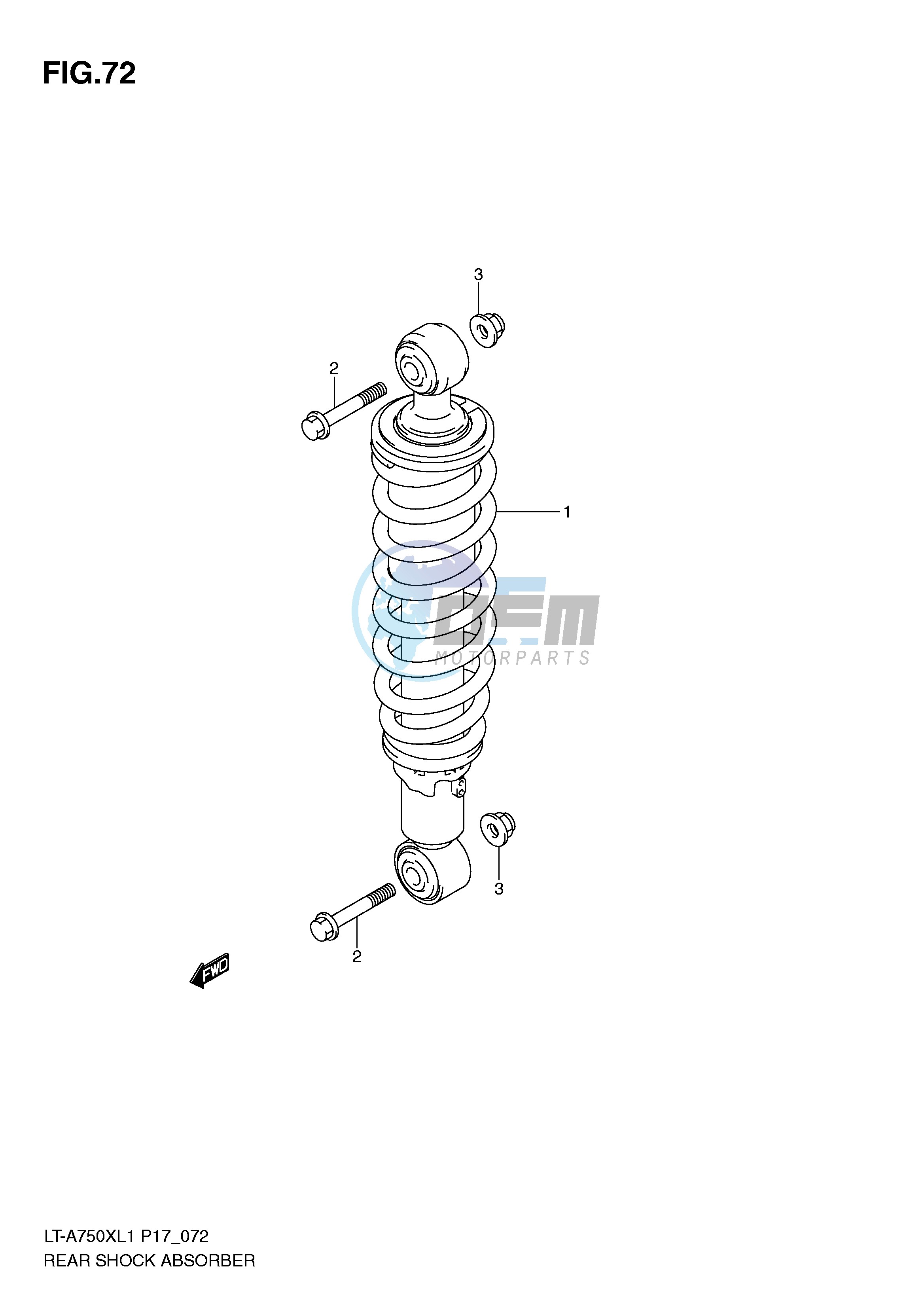 REAR SHOCK ABSORBER