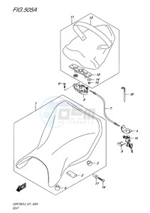 GSR750Z ABS EU drawing SEAT