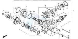 NTV650 drawing CROSS SHAFT