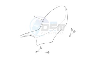 Dorsoduro 750 drawing Saddle