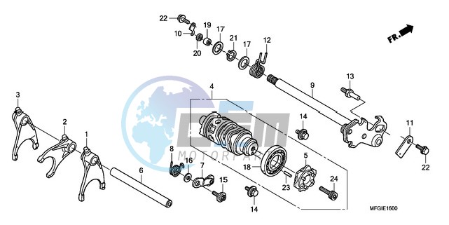 GEARSHIFT DRUM