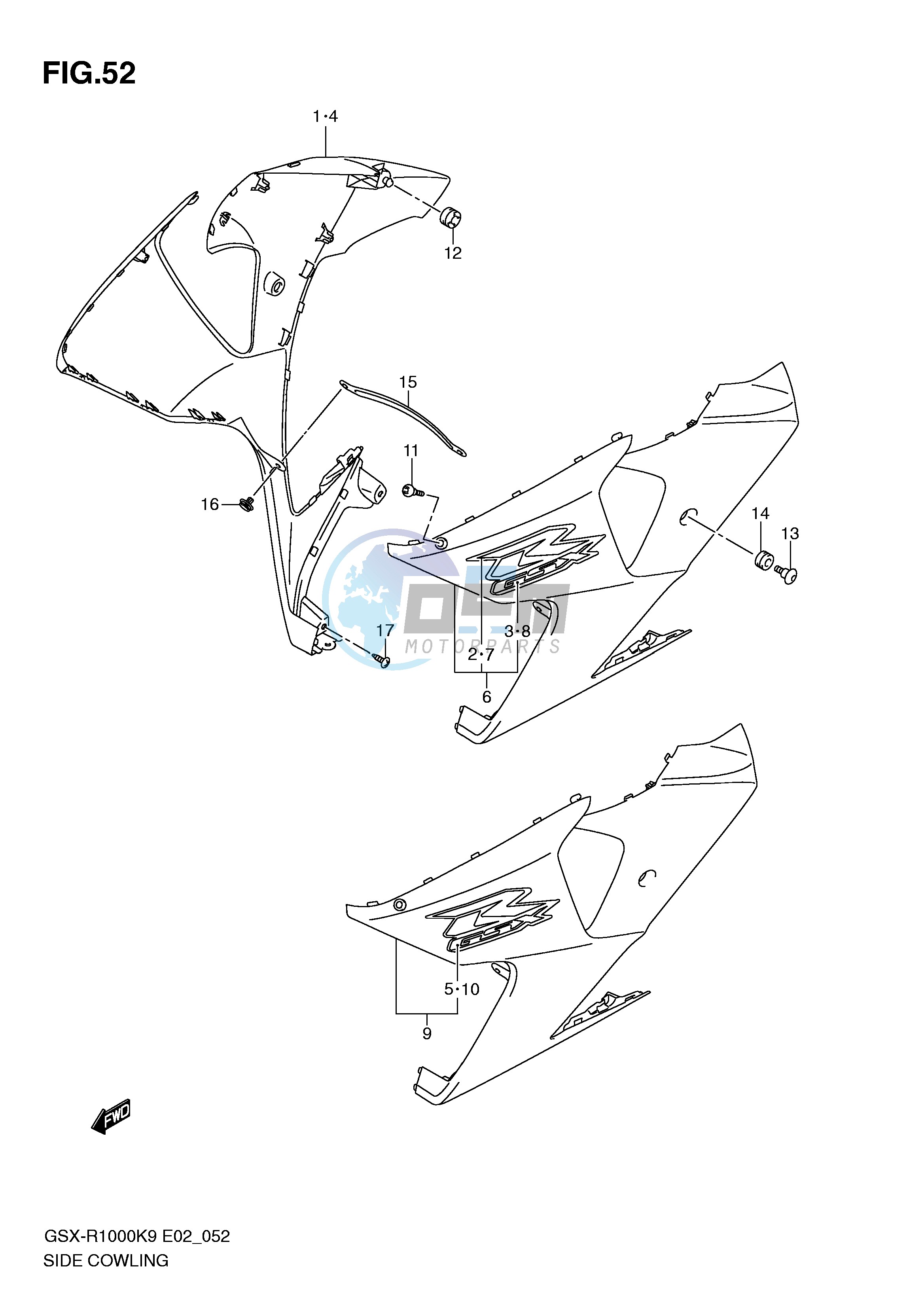 SIDE COWLING (MODEL K9)