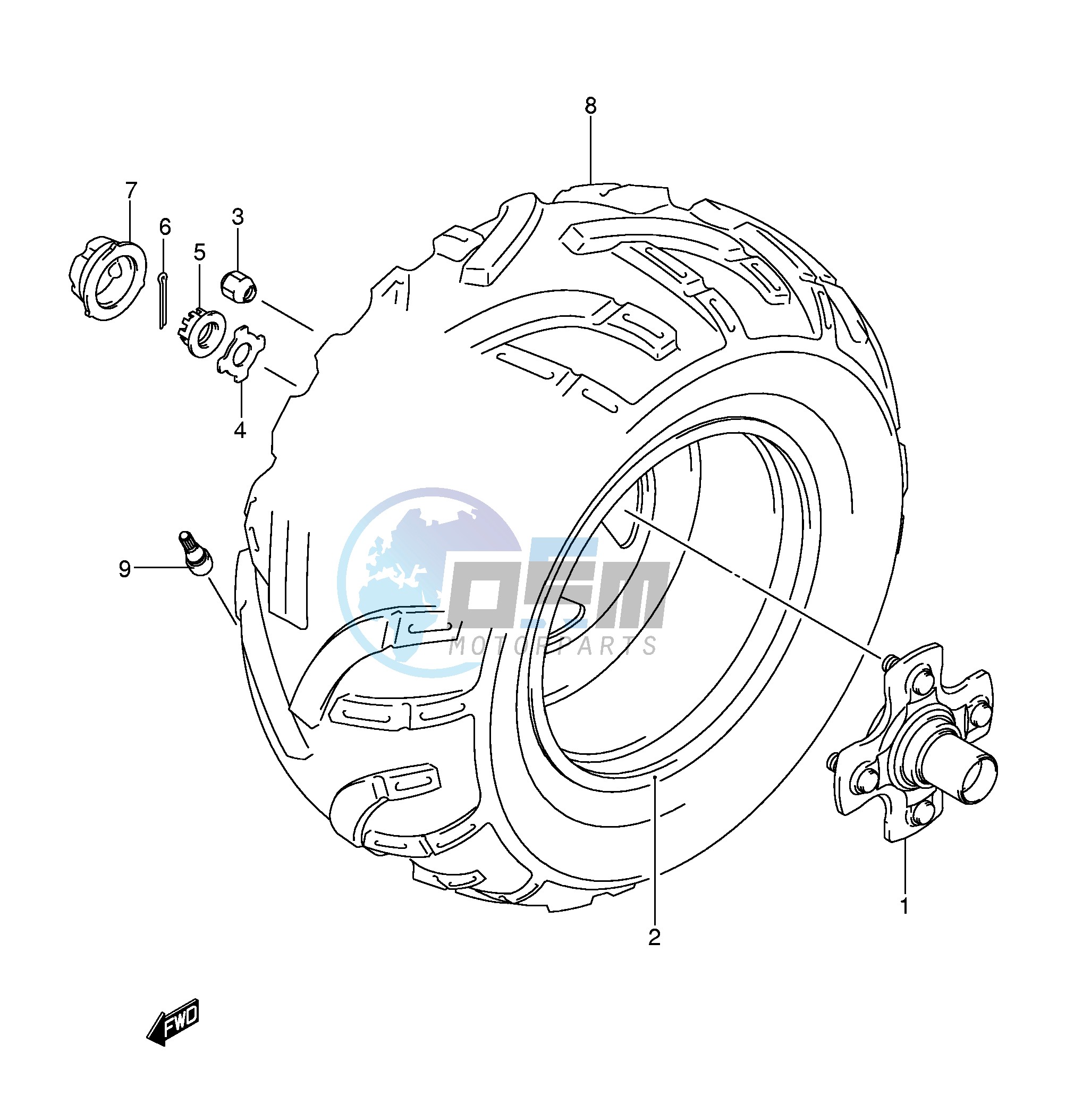 RIGHT REAR WHEEL