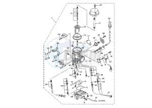 XV A WILD STAR 1600 drawing CARBURETOR