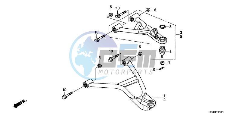 FRONT ARM (2WD)