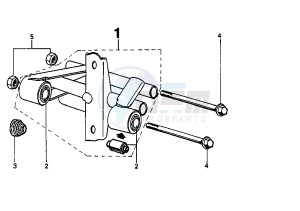 SPEEDAKE - 50 cc drawing SWINGING ARM