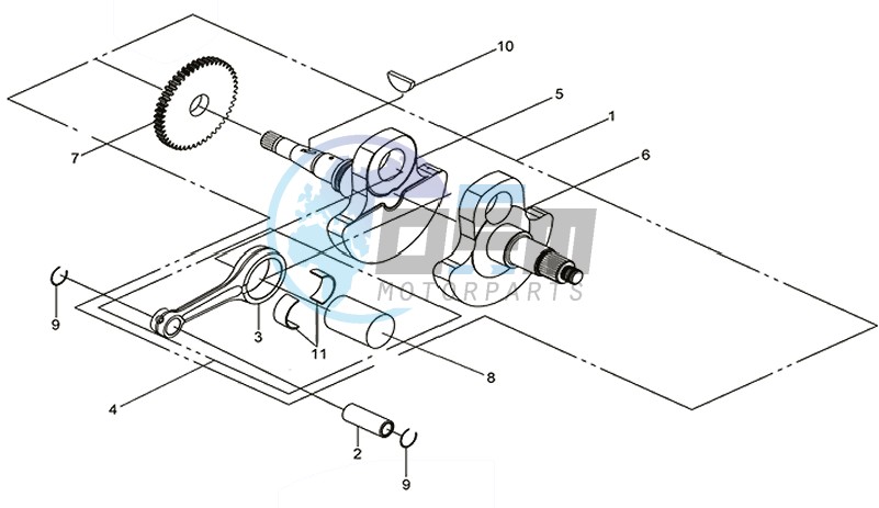 CRANKSHAFT / PISTON / PISTON RING