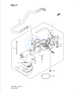 VLR1800 drawing FUEL PUMP