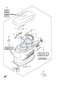 DF 250 drawing Engine Cover