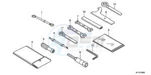 CBR250RB drawing TOOLS