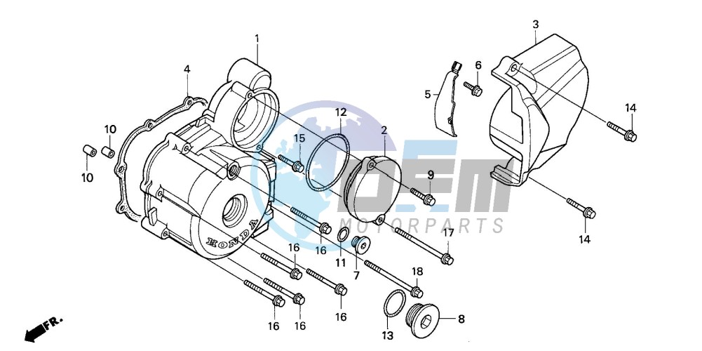 LEFT CRANKCASE COVER