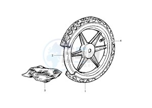 SKIPPER 4T 125-150 drawing Rear Wheel