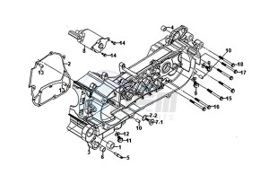 SYMPHONY ST 125I/ABS (XB12WW-EU) (E4) (L8-M0) drawing CRANKCASECOVER LEFT