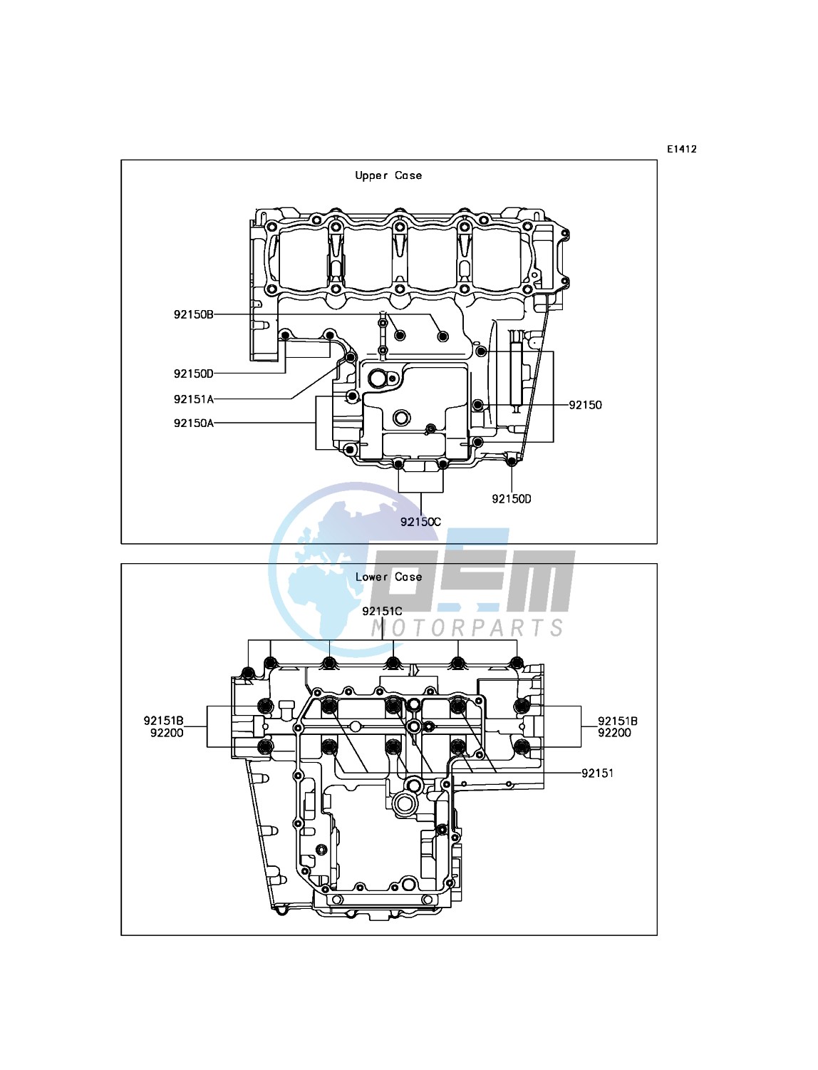 Crankcase Bolt Pattern