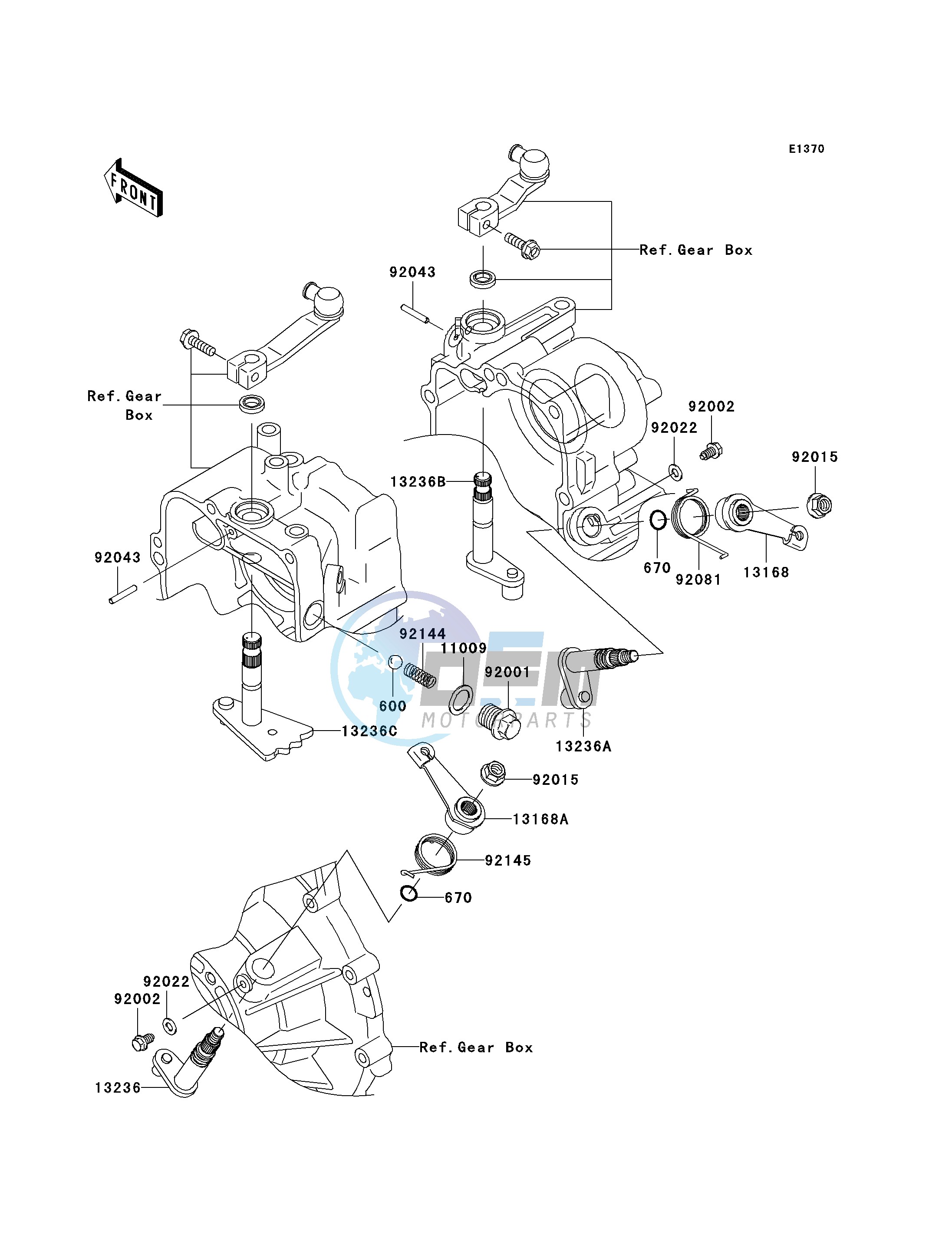 GEAR CHANGE MECHANISM