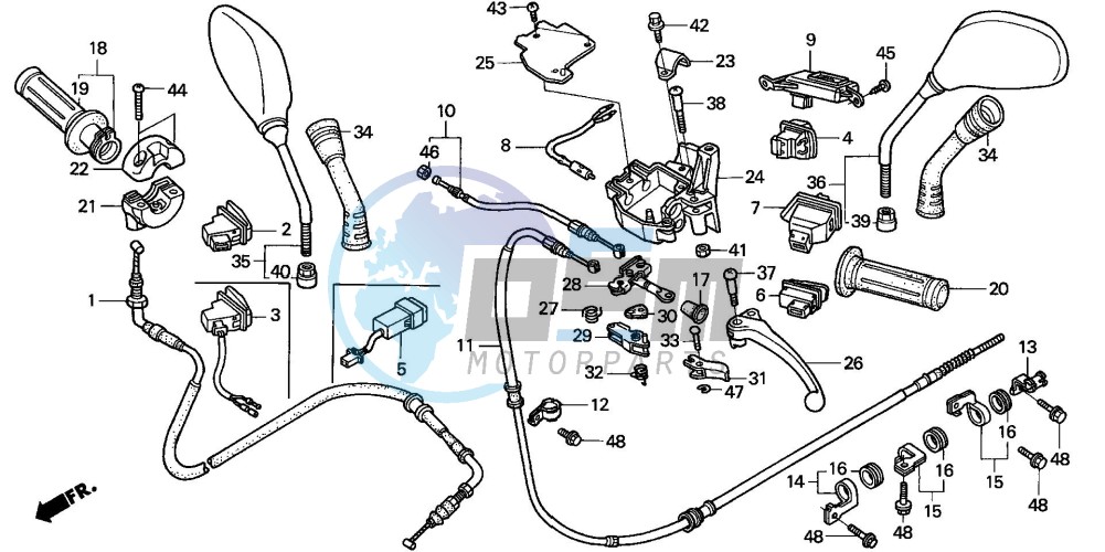 HANDLE LEVER/SWITCH/CABLE