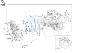 SENDA DRD MOTARD - 125 CC drawing CRANKCASE