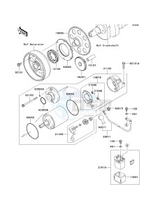 ZR 750 K [Z750S] (K1) K1 drawing STARTER MOTOR