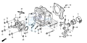 PES125 drawing CYLINDER HEAD