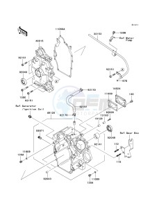 KAF 620 H [MULE 3010 4X4 HARDWOODS GREEN HD] (H6F-H8F) H8F drawing CRANKCASE