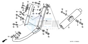 CBR125RW9 Germany - (G / WH) drawing EXHAUST MUFFLER